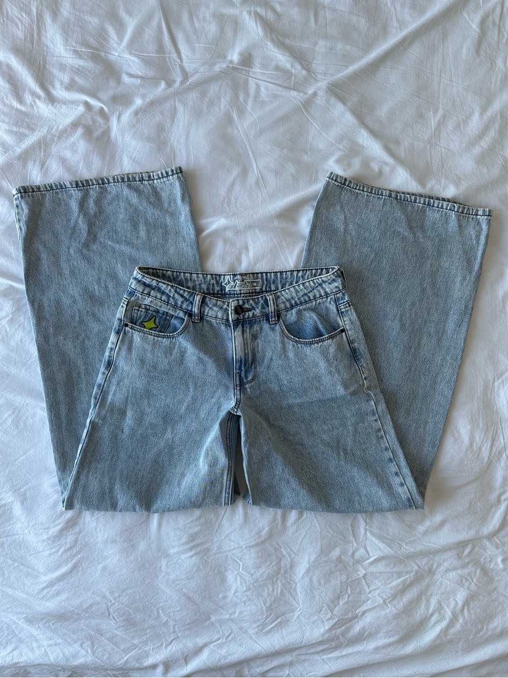 aLab Light Wash Wide Leg Jeans – Size 4